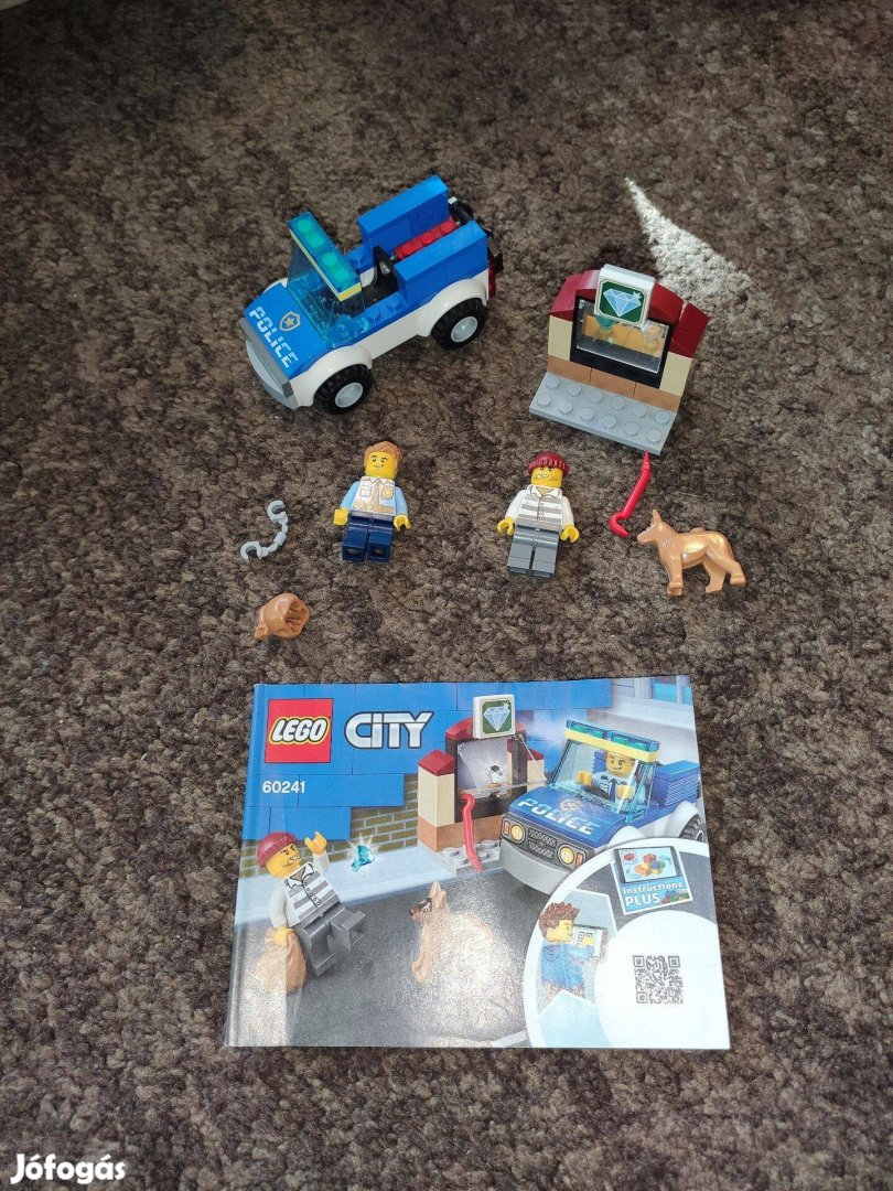 LEGO 60241 City - Kutyás rendőri autó leírással hiánytalan 2000