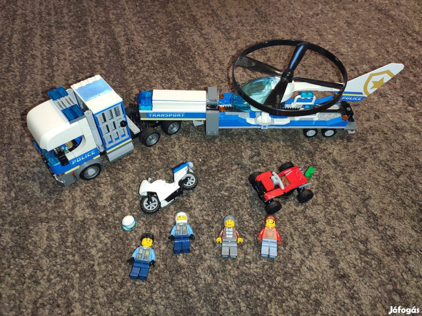 LEGO 60244 City - Rendőrségi helikopteres szállítás nincs leírás figur