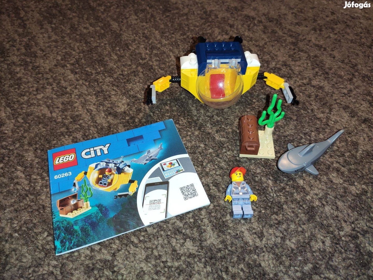 LEGO 60263 City - Ocean Mini-Submarine leírással cápa más 2500