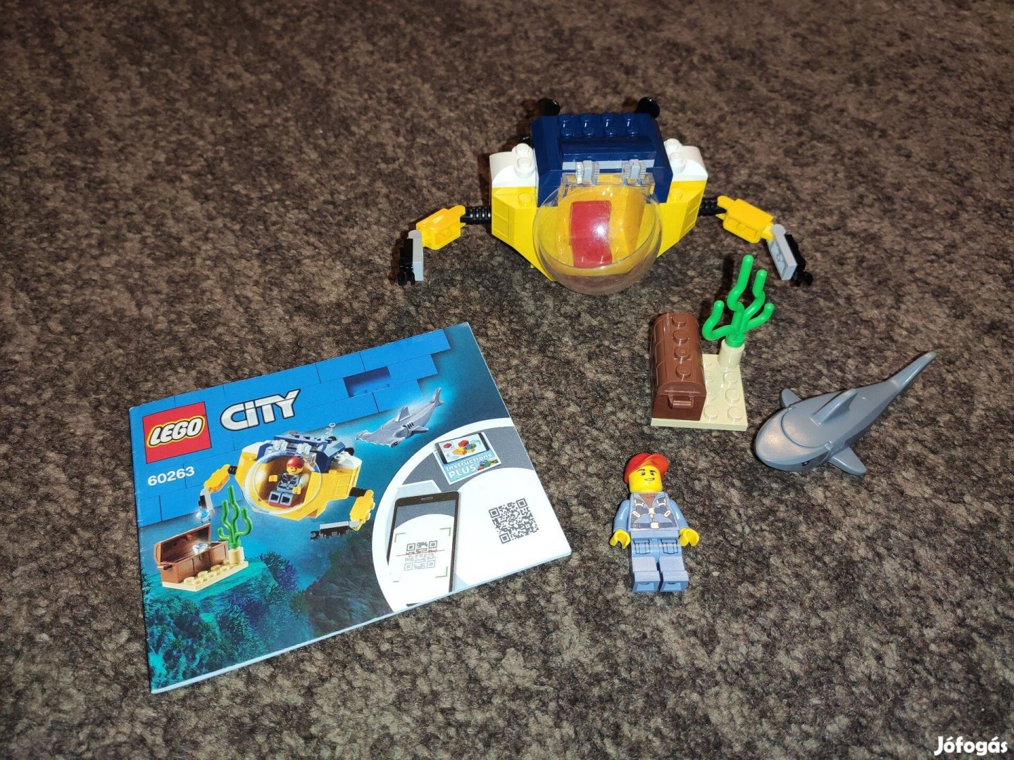 LEGO 60263 City - Ocean Mini-Submarine leírással cápa más 2500