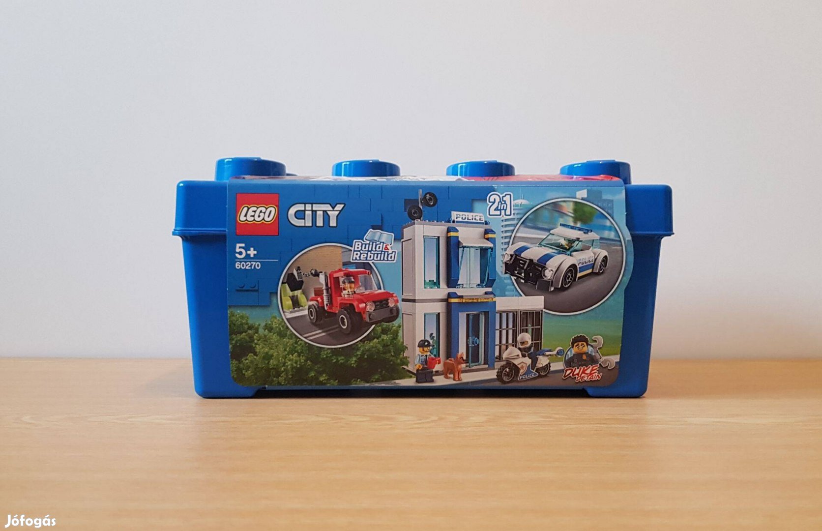 LEGO 60270 City - Rendőrségi elemtartó doboz bontatlan, új