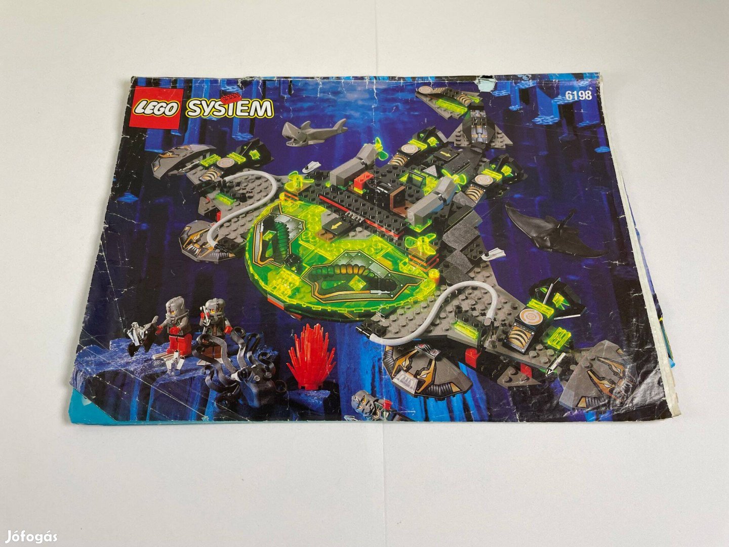 LEGO 6198 Aquazone - Stingray Stormer összerakási útmutató leírás 1998