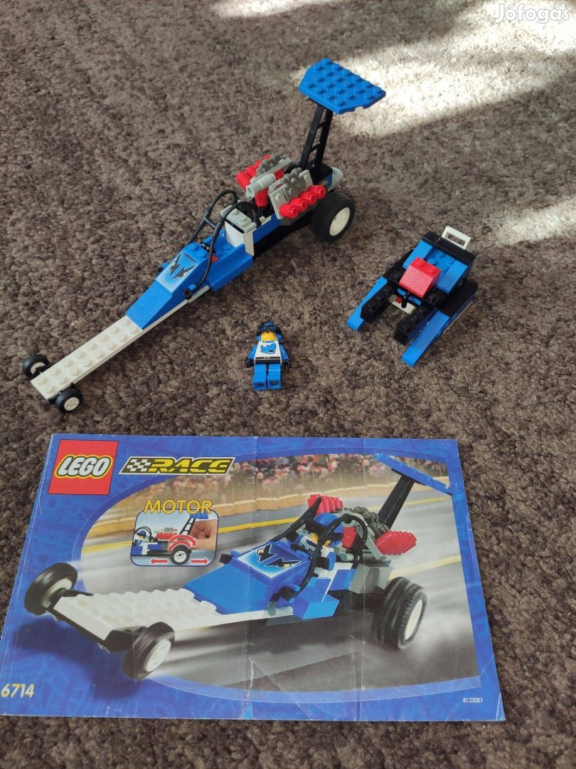 LEGO 6714 Town - Race - Speed Dragster leírással hiánytalan 2500