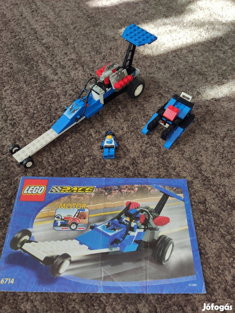 LEGO 6714 Town - Race - Speed Dragster leírással hiánytalan 2500