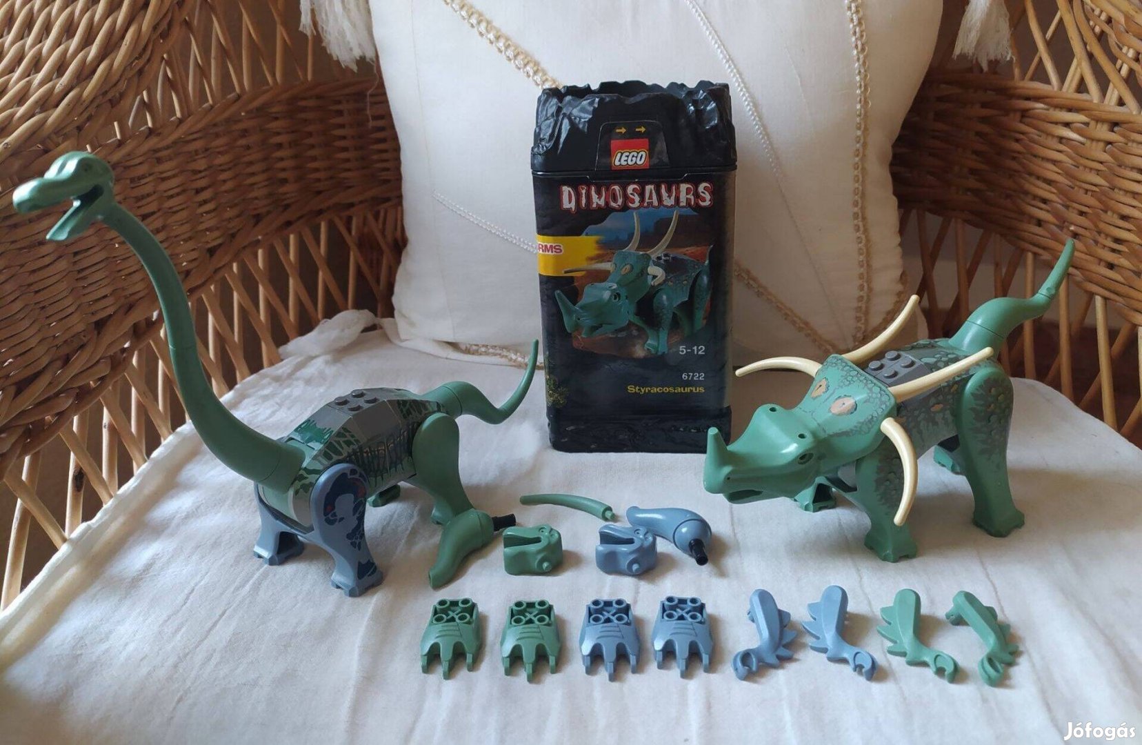 LEGO 6722 Dinosaurs Styracosaurus+dínó és kiegészítők