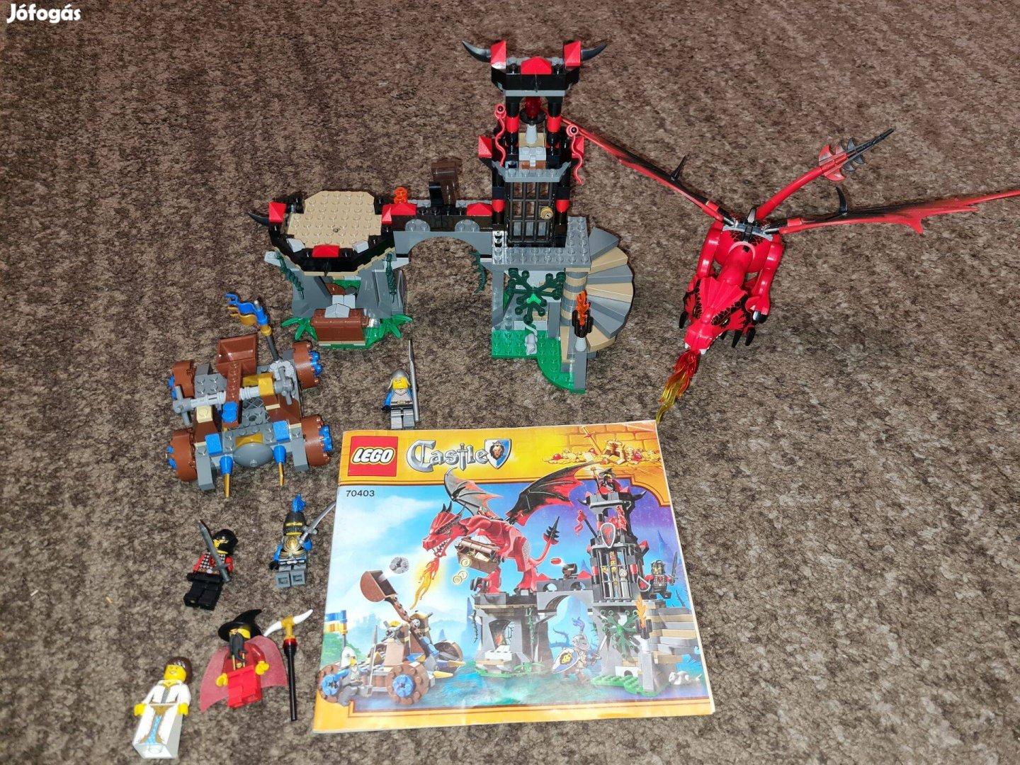 LEGO 70403 sárkányos szett leírással figurák eltérnek 22500