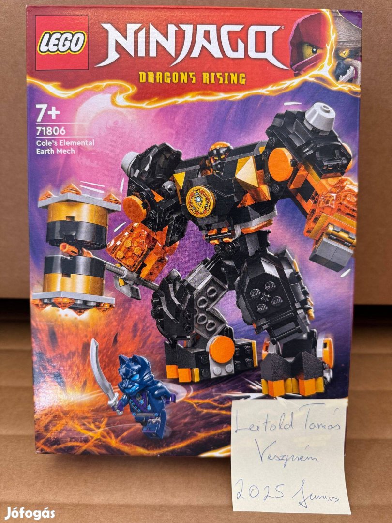 LEGO 71806 Ninjago - Cole elemi földrobotja
