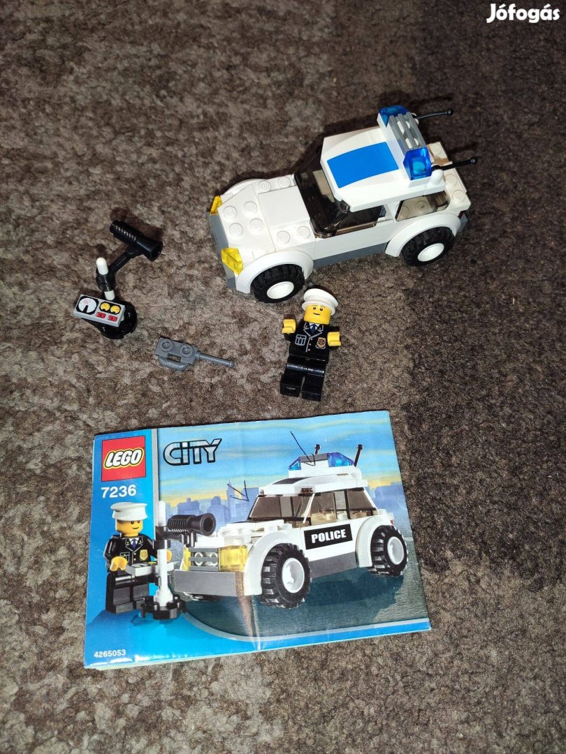 LEGO 7236 City - Rendőrjárőr leírással hiánytalan 1500
