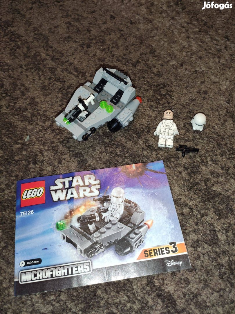 LEGO 75126 Star Wars - First Order Snowspeeder leírással hiánytalan