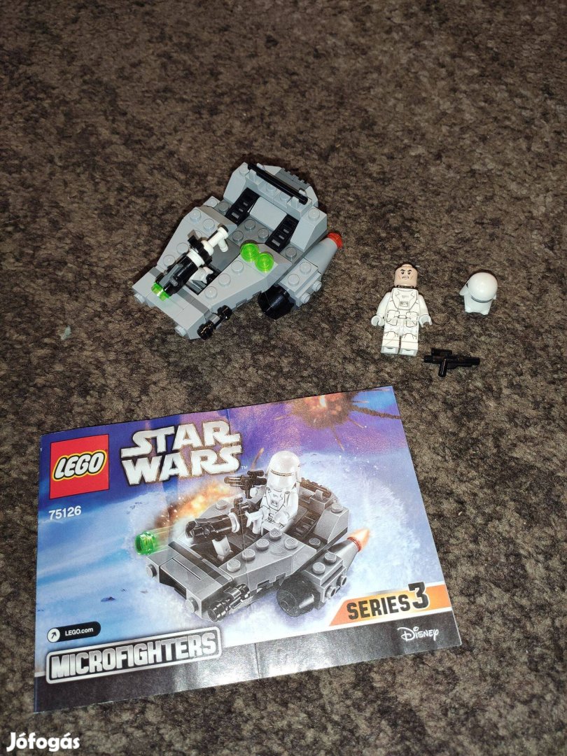 LEGO 75126 Star Wars - First Order Snowspeeder leírással hiánytalan