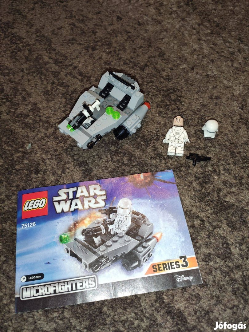 LEGO 75126 Star Wars - First Order Snowspeeder leírással hiánytalan