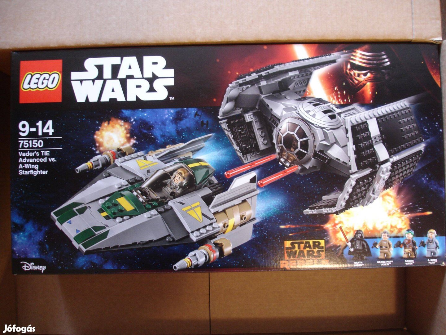 LEGO 75150 Vader TIE vadászgépe A-szárnyú csillaghajó ellen Bontatlan