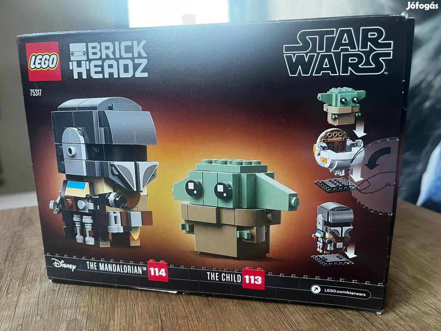 LEGO 75317 - Star Wars Brickheadz A Mandalóri és a Gyermek