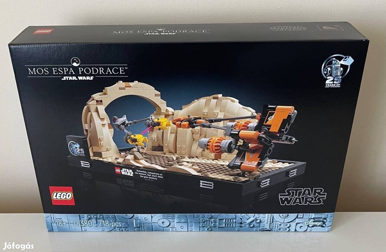 LEGO 75380 - Mos Espa fogatverseny dioráma Új, Bontatlan!