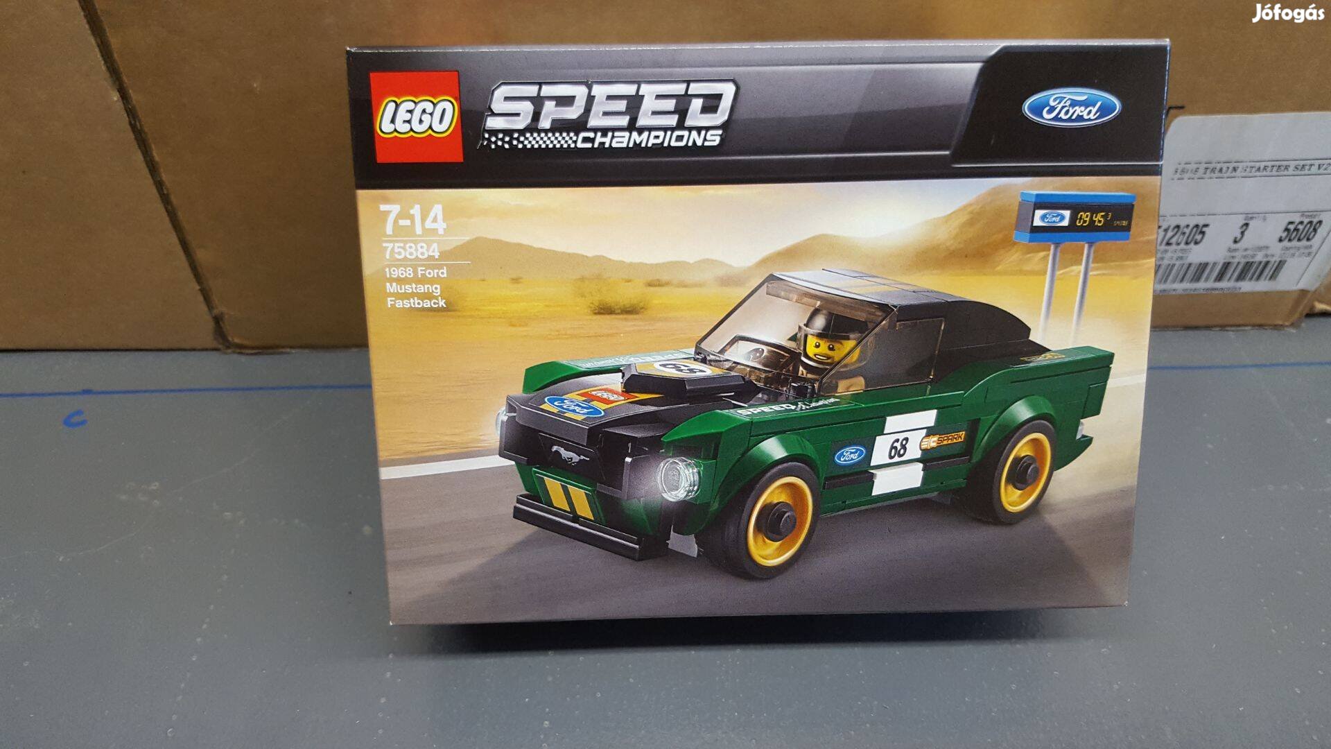 LEGO 75884 Speed Champions Ford Mustang Bontatlan dobozban