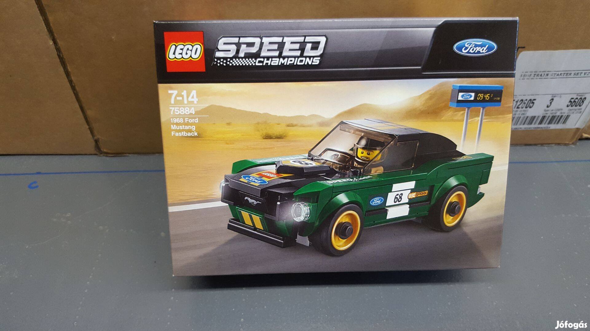 LEGO 75884 Speed Champions Ford Mustang Bontatlan dobozban