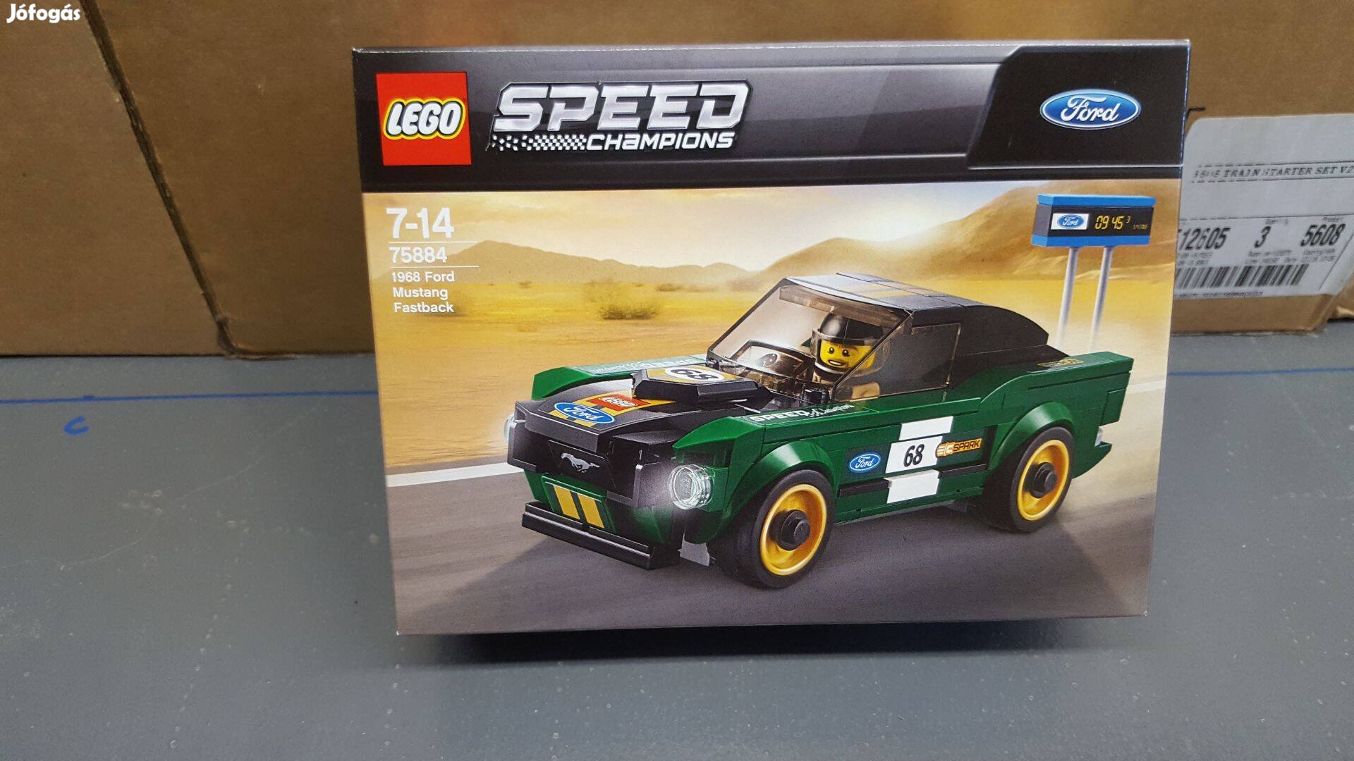 LEGO 75884 Speed Champions Ford Mustang Bontatlan dobozban