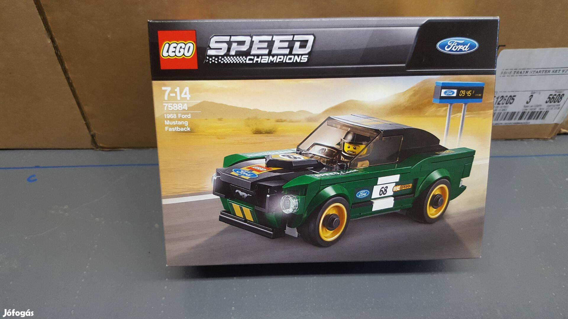 LEGO 75884 Speed Champions Ford Mustang Bontatlan dobozban