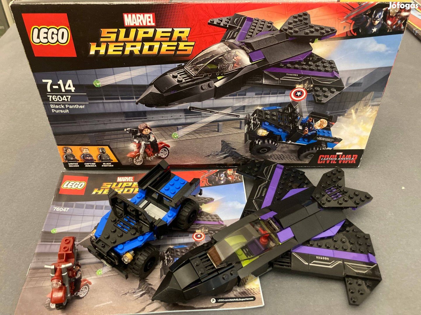 LEGO 76047 Super Heroes - Fekete párduc üldözése