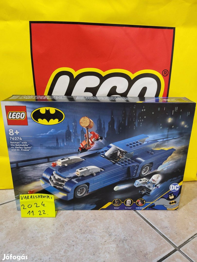 LEGO 76274 Batman és a Batmobile vs. Harley Quinn és Mr. Freeze