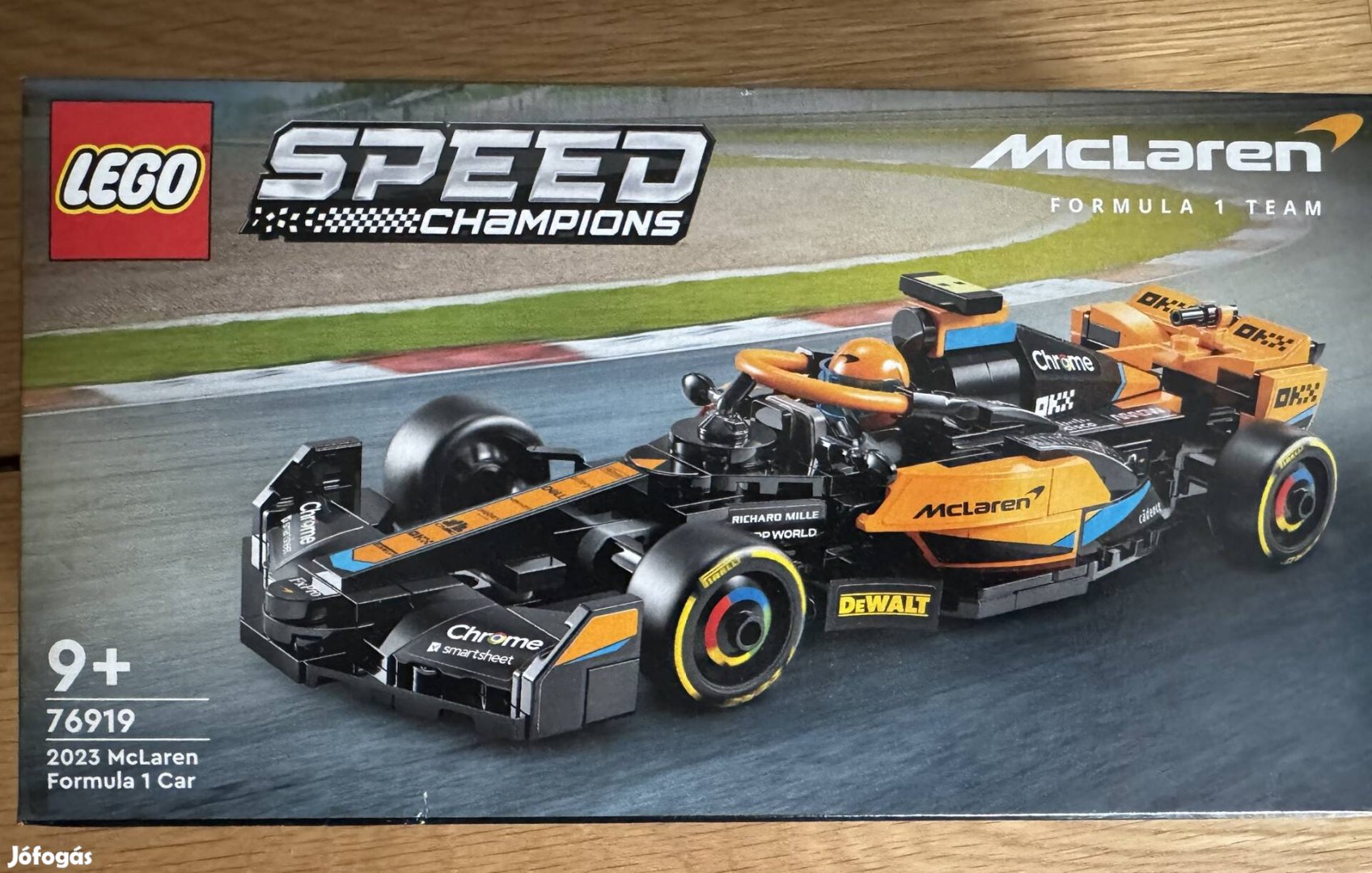 LEGO 76919 Mclaren forma 1 versenyautó