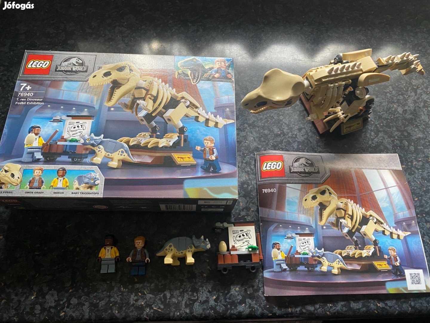 LEGO 76940 T-Rex őskövület kiállítás