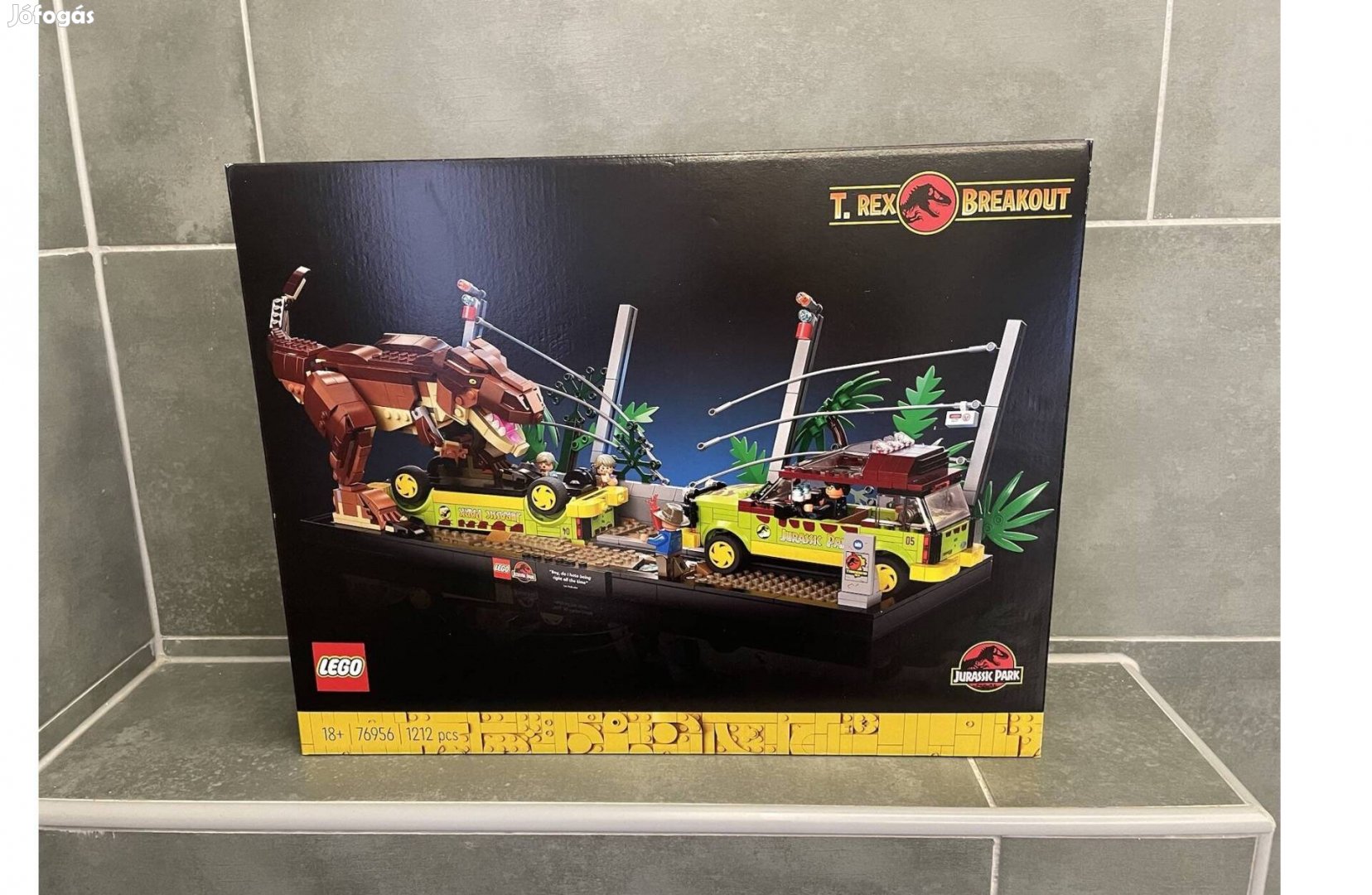 LEGO 76956 Jurassic World T-rex szökése / Lego T-rex breakout! Új!