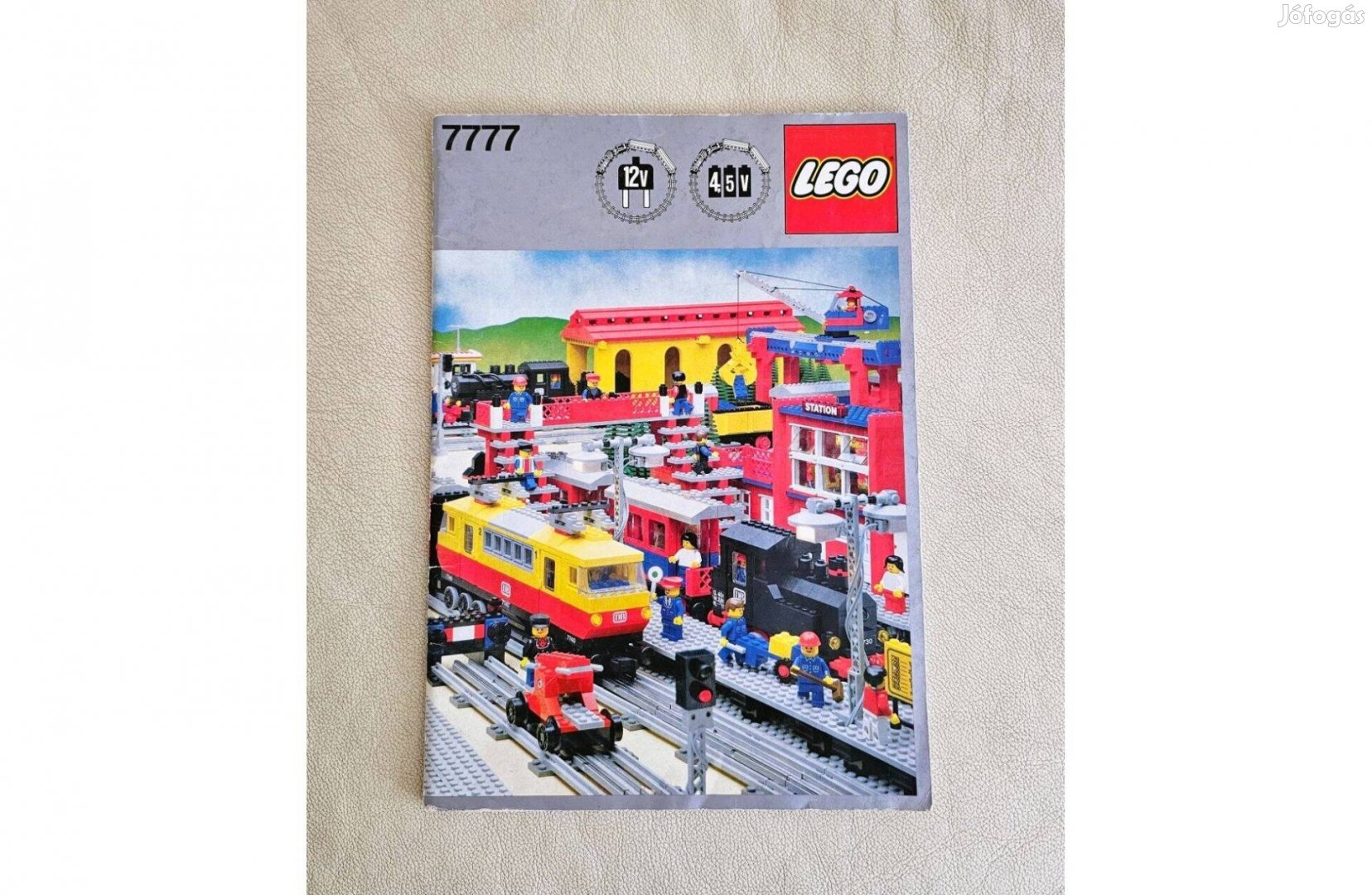 LEGO 7777 12v vasút vonat Train Ideas Book ötletkönyv 1981