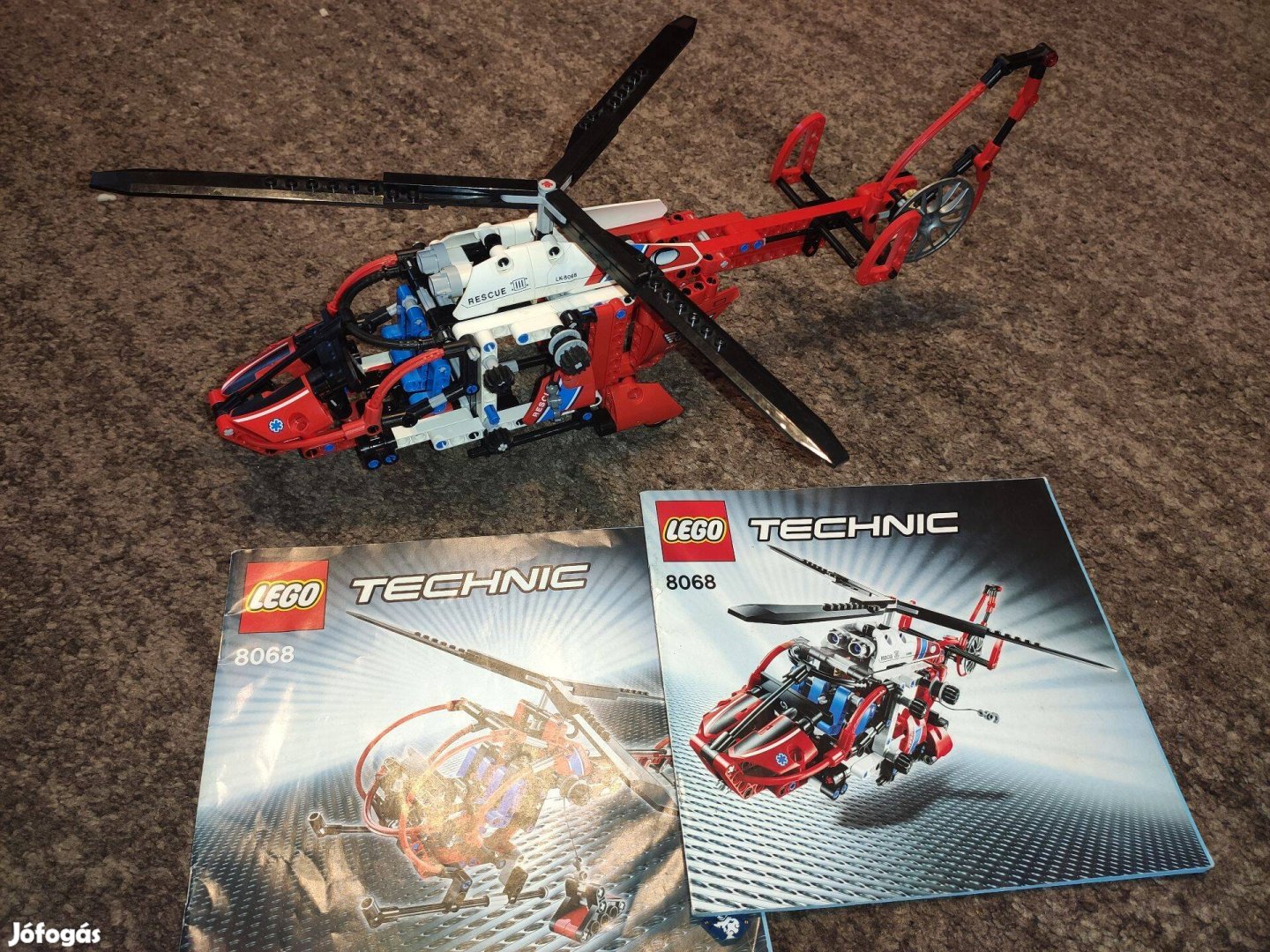 LEGO 8068 Technic - Mentőhelikopter leírással hiánytalan 7000