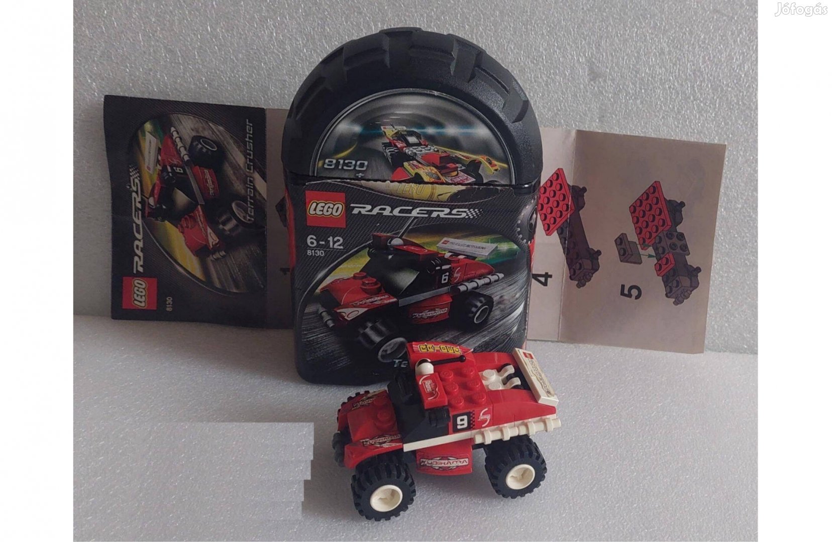 LEGO 8130 Racers Ütközéses terepjáró kocsi autó jármű