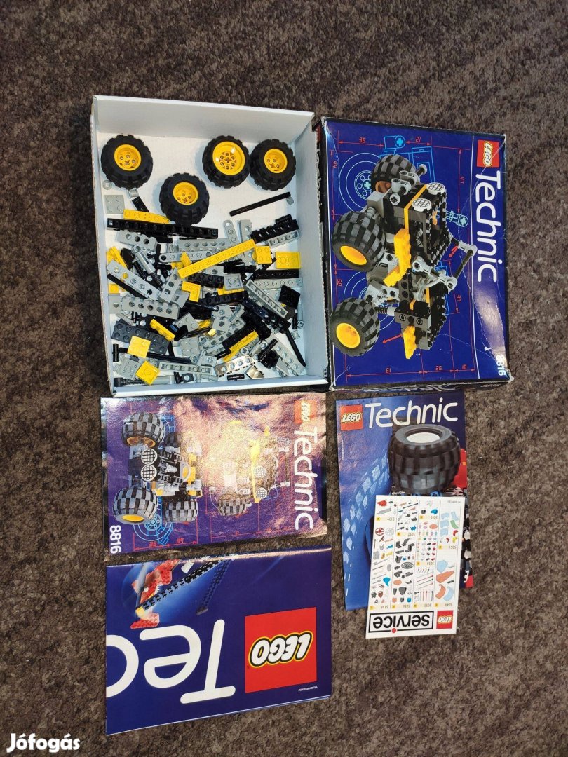 LEGO 8816 Technic - Off-Road Rambler dobozzal, leírással, poszterrel,