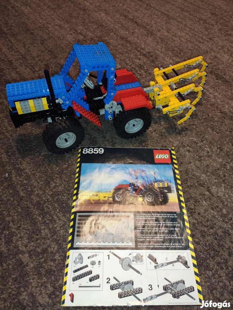 LEGO 8859 Technic traktor leírással hiánytalan 25000