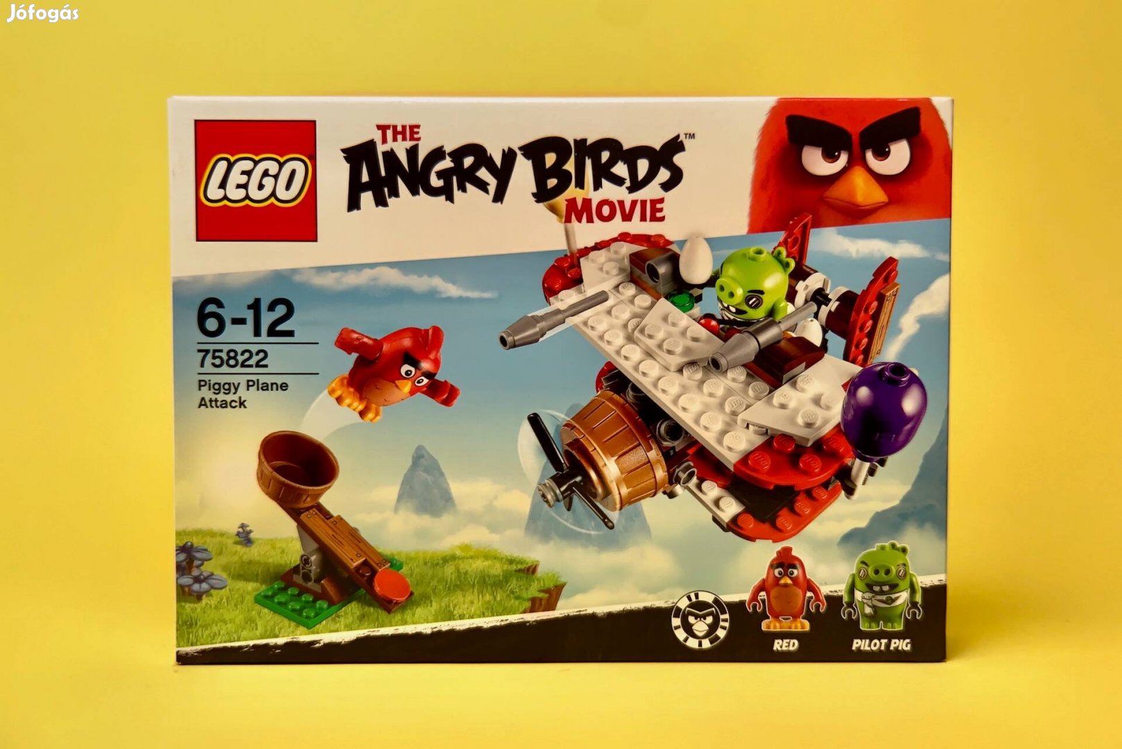 LEGO Angry Birds 75822 Malac repülős támadás, Uj, Bontatlan
