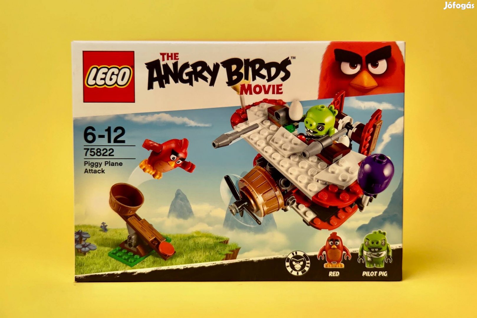 LEGO Angry Birds 75822 Piggy Plane Attack, Uj, Bontatlan