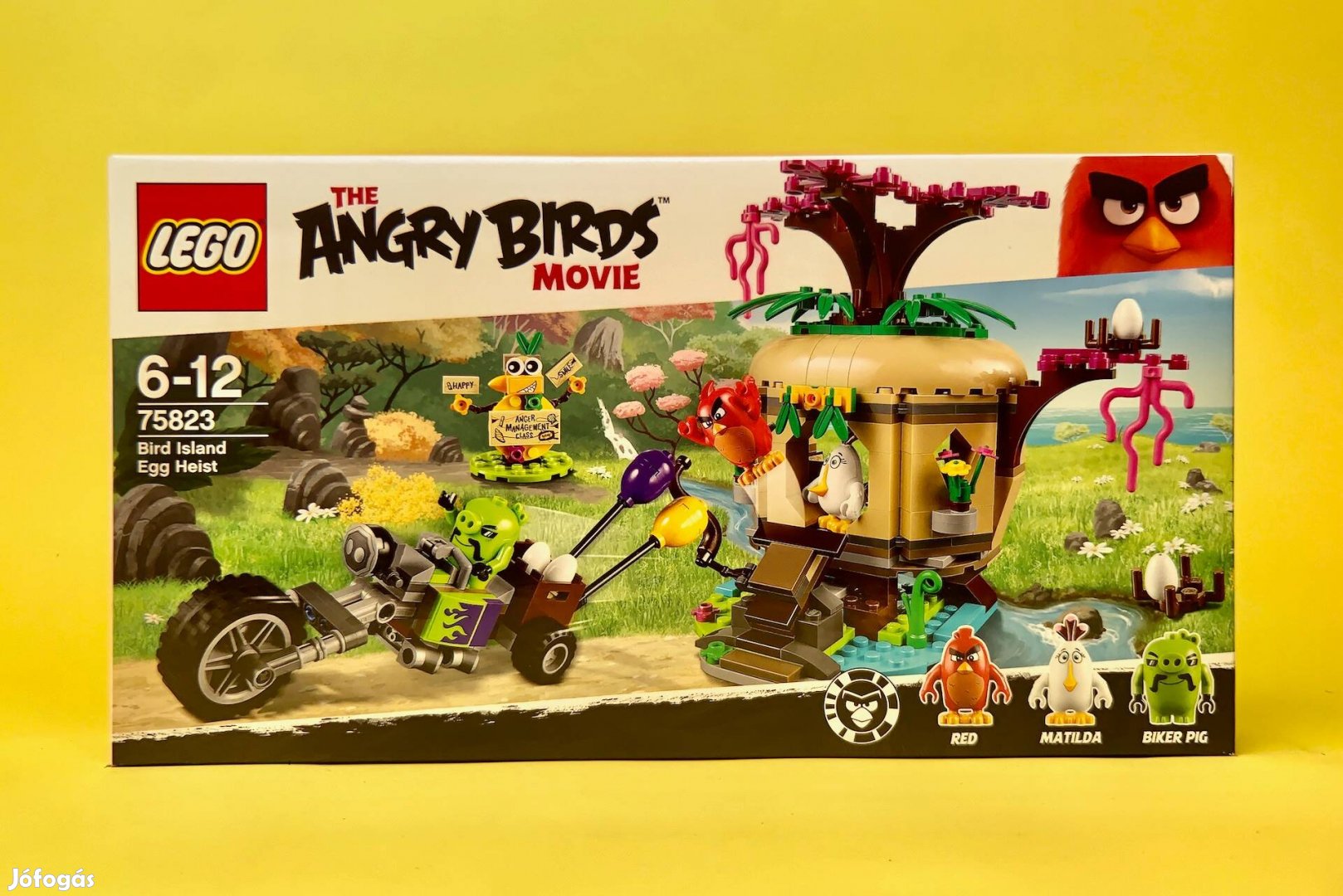 LEGO Angry Birds 75823 Bird Island Egg Heist, Uj, Bontatlan