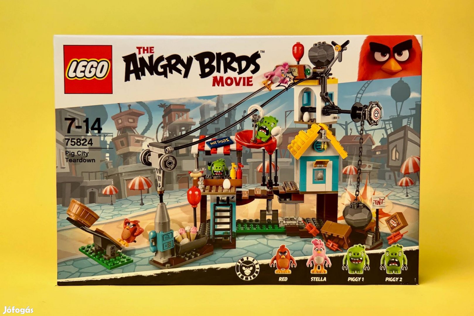 LEGO Angry Birds 75824 Pig City Teardown, Új, Bontatlan