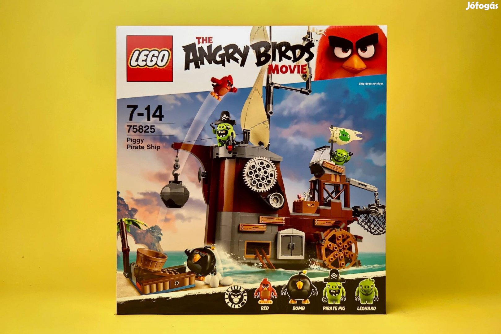 LEGO Angry Birds 75825 Piggy Pirate Ship, Uj, Bontatlan