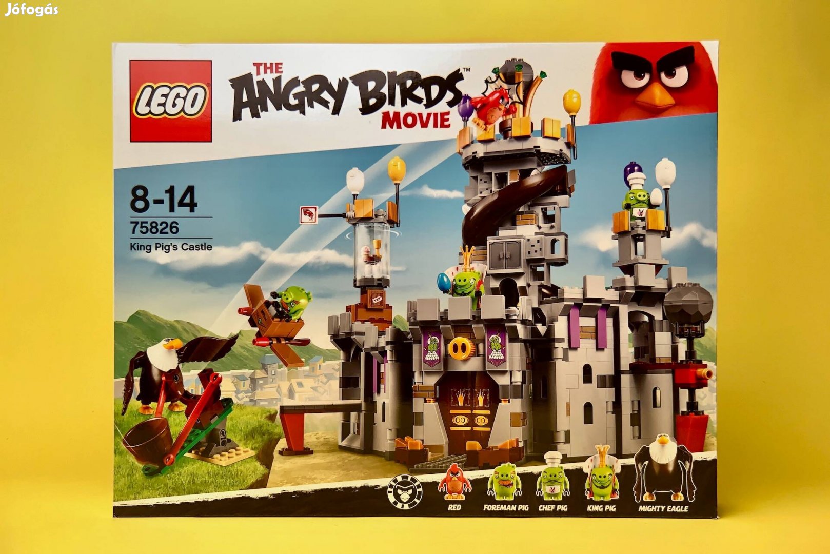 LEGO Angry Birds 75826 King Pig's Castle, Uj, Bontatlan