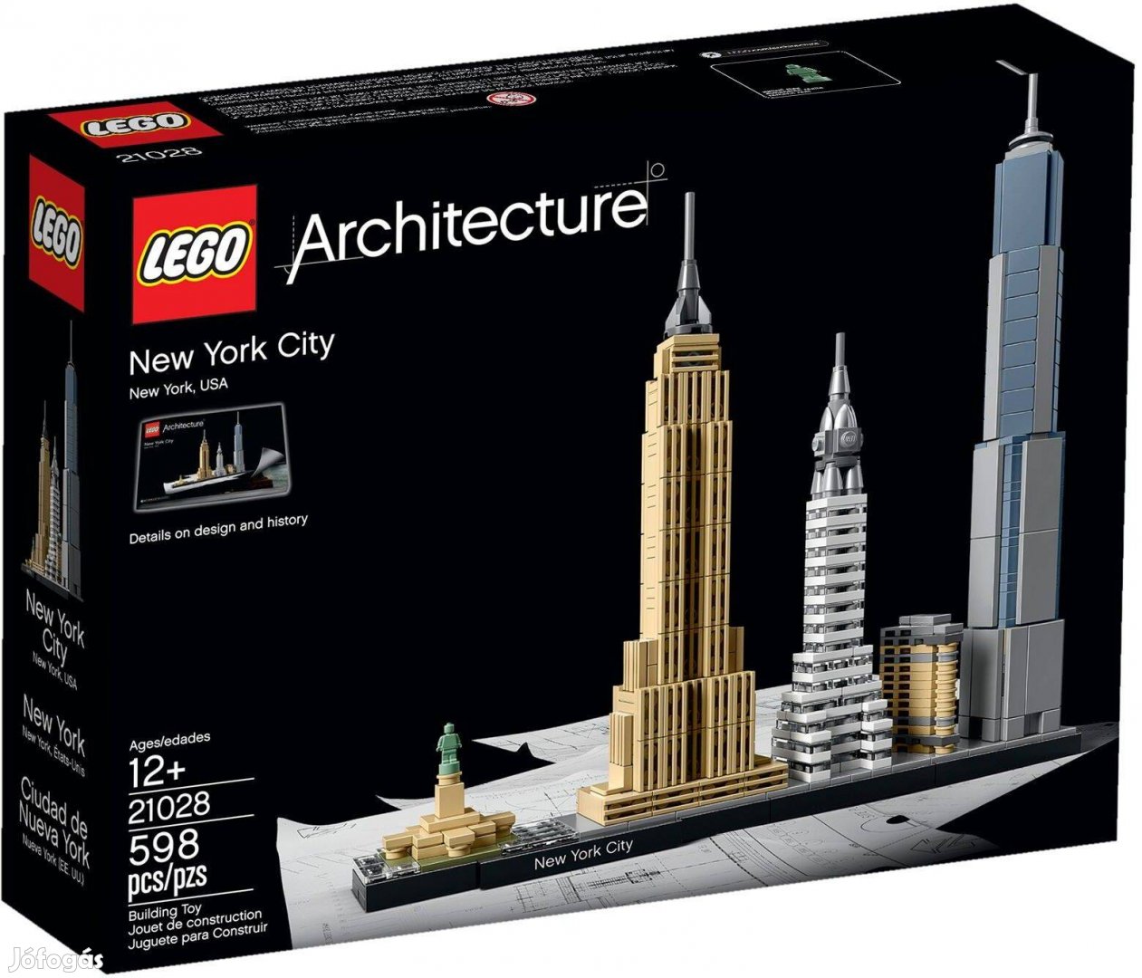 LEGO Architecture 21028 New York City új, bontatlan