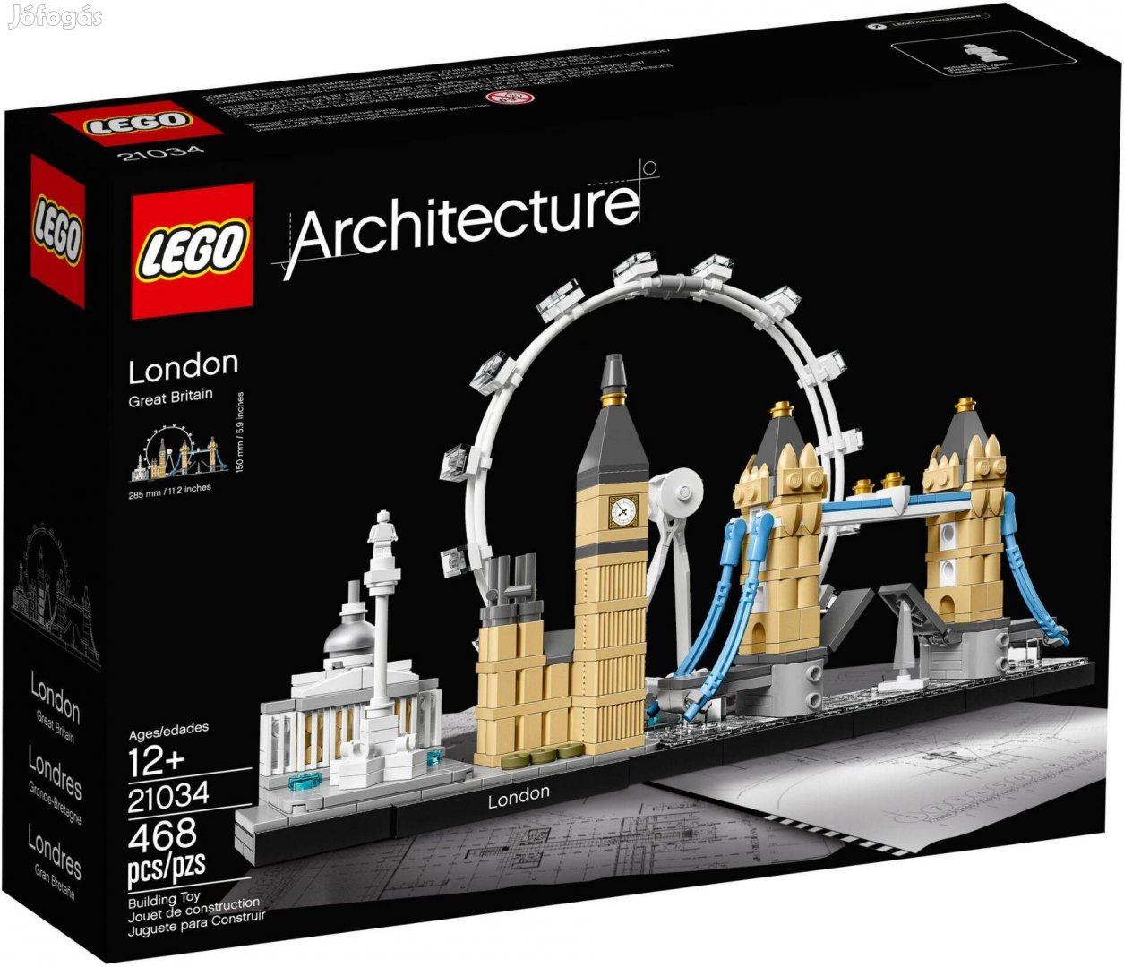LEGO Architecture 21034 London új, bontatlan