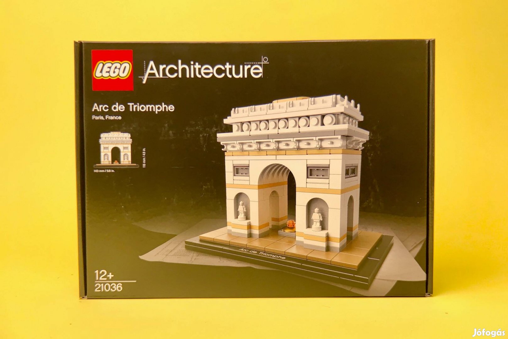 LEGO Architecture 21036 Arc de Triomphe, Új, Bontatlan