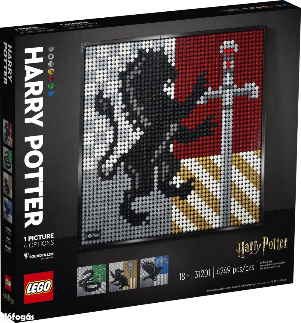 LEGO Art 31201 Harry Potter Hogwarts címerek