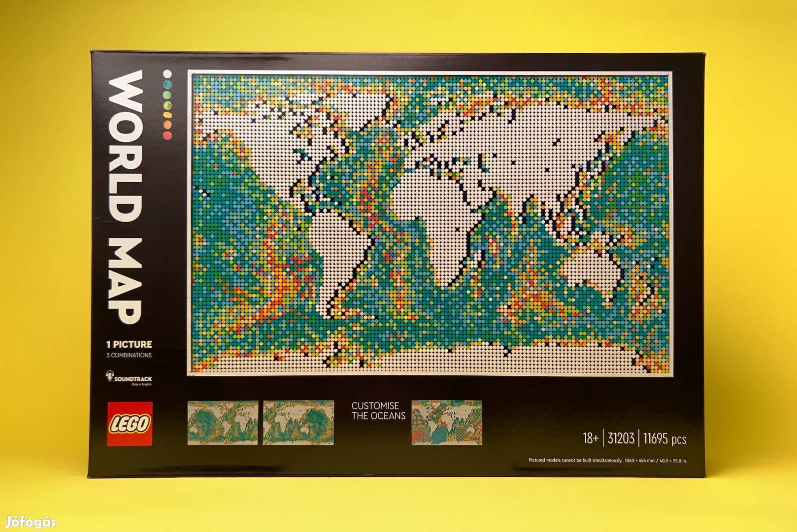 LEGO Art 31203 World Map, Uj, Bontatlan