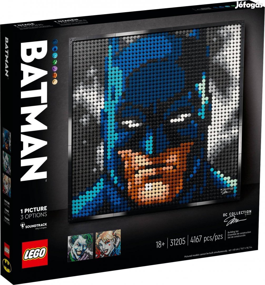 LEGO Art 31205 Jim Lee Batman Collection új, bontatlan