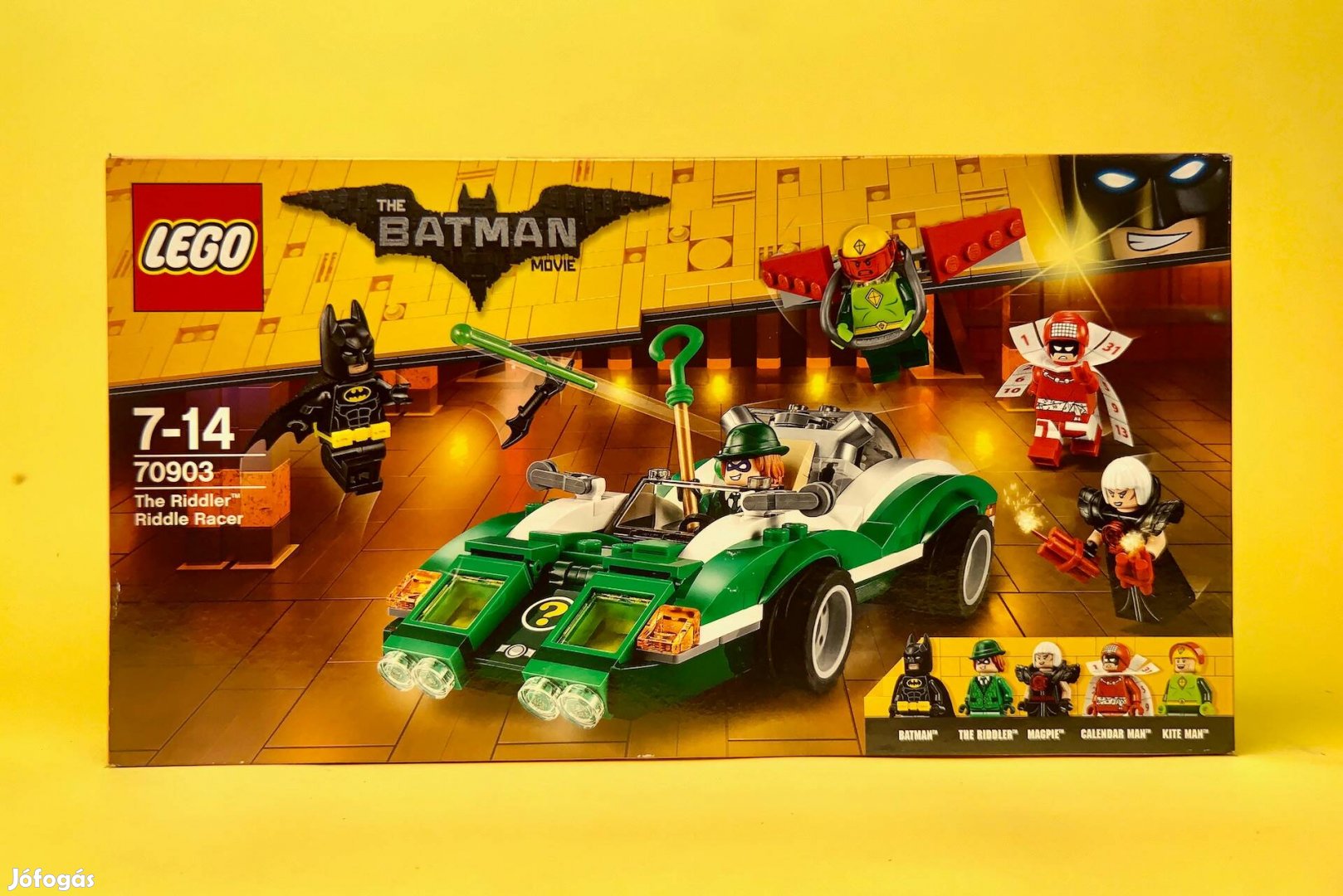 LEGO Batman Movie 70903 The Riddler Riddle Racer, Új, Bontatlan