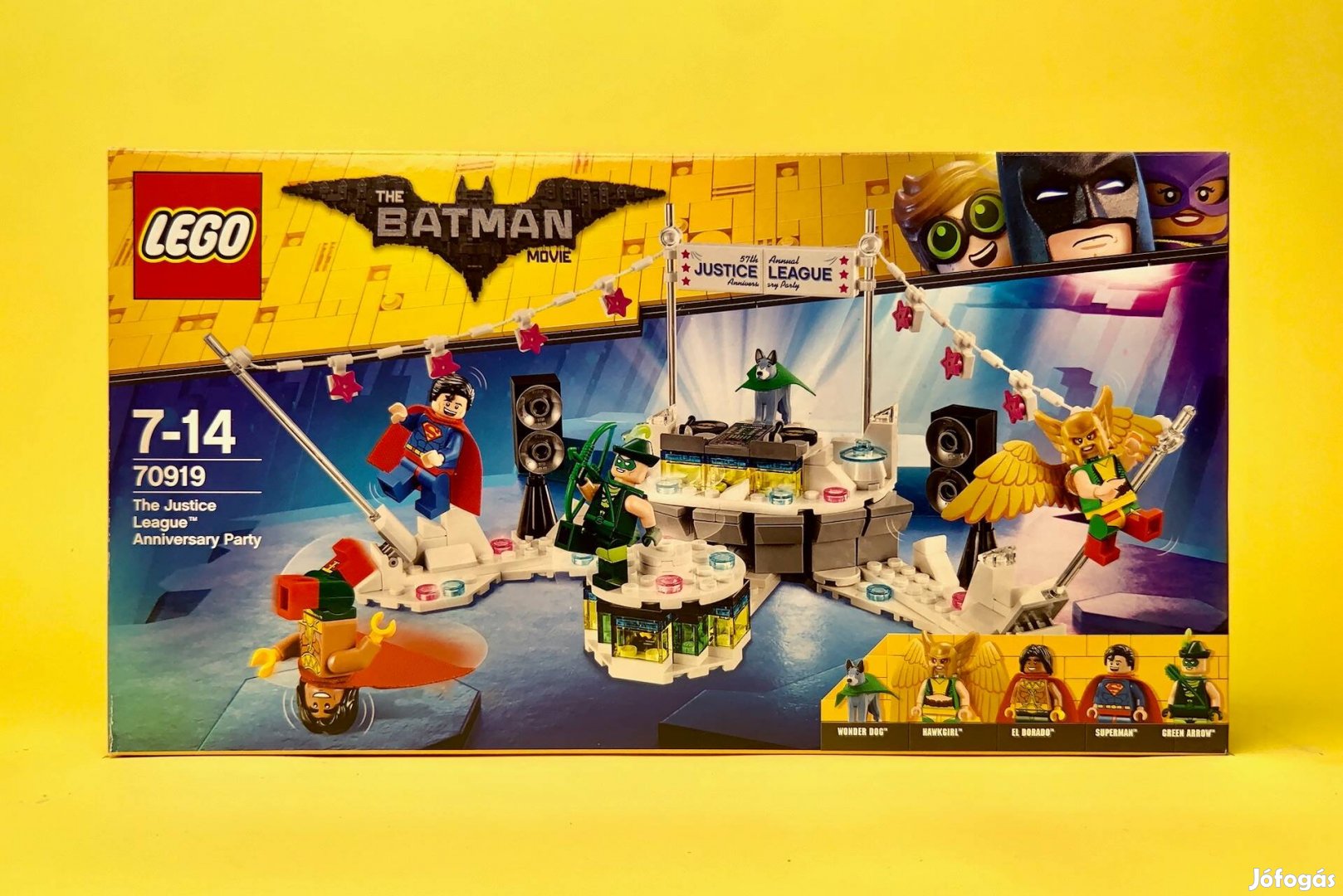 LEGO Batman Movie 70919 The Justice League Anniv Party, Uj, Bontatlan