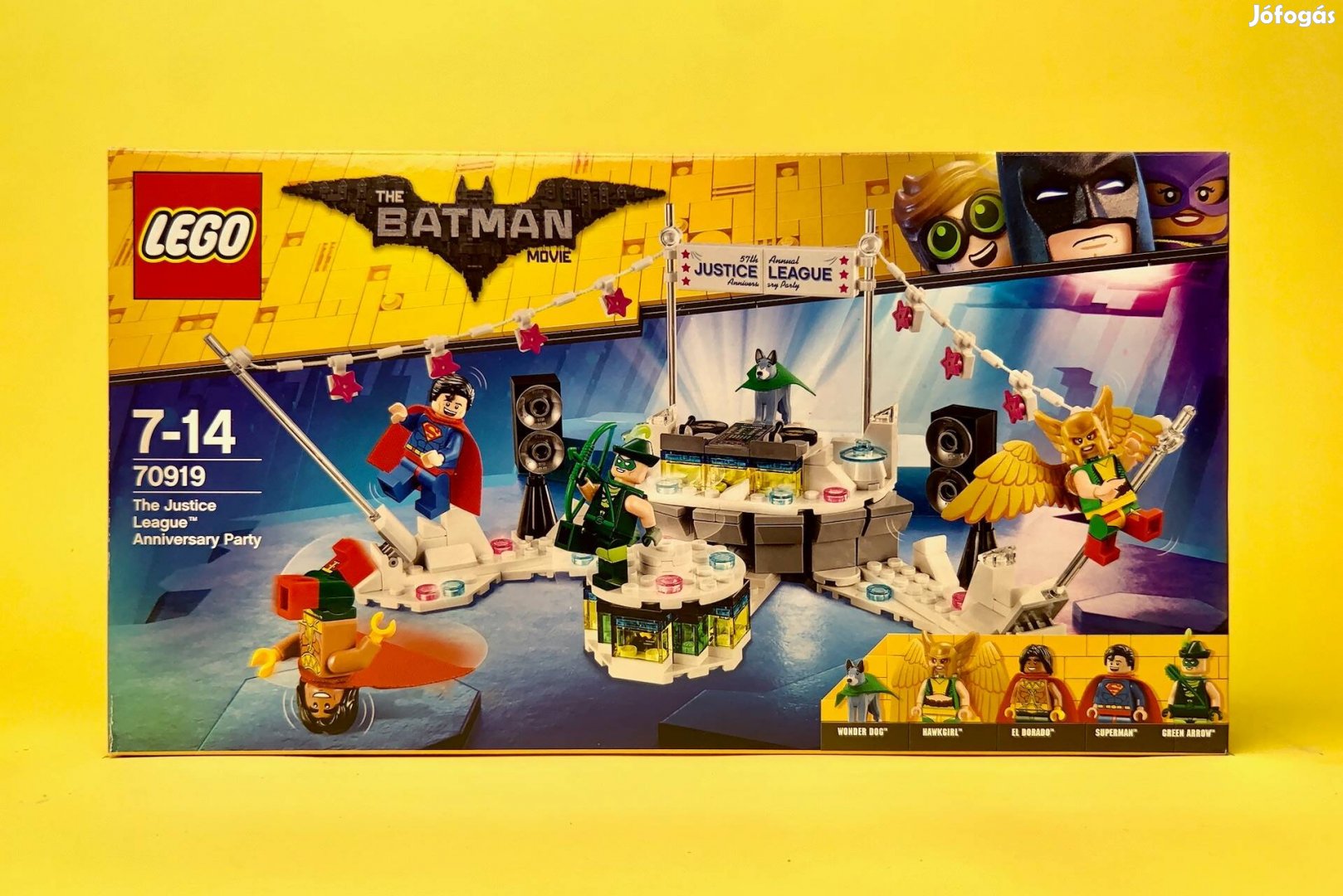 LEGO Batman Movie 70919 The Justice League Anniv Party, Új, Bontatlan