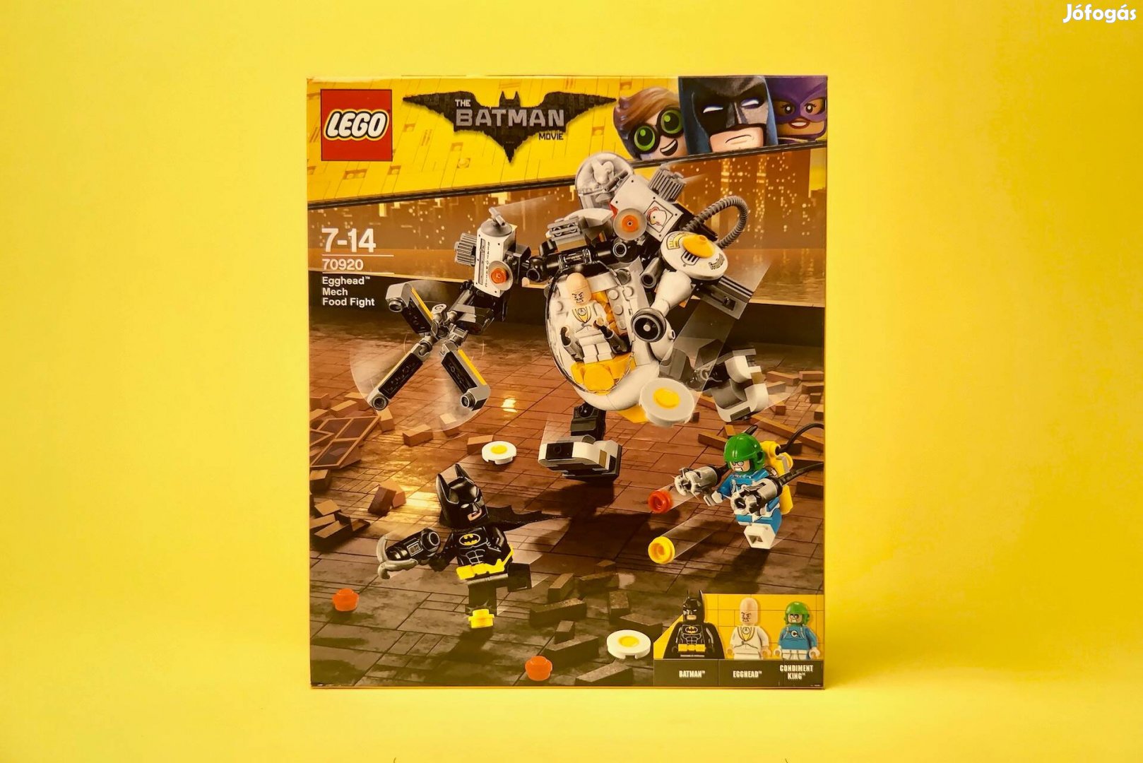 LEGO Batman Movie 70920 Egghead Mech Food Fight, Új, Bontatlan