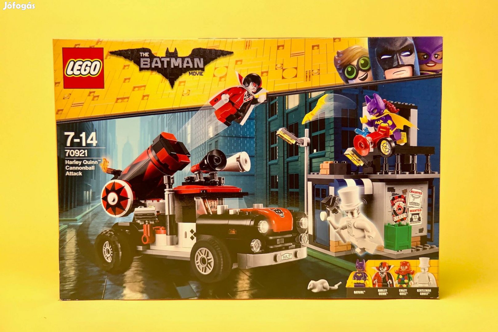 LEGO Batman Movie 70921 Harley Quinn Cannonball Attack, Új, Bontatlan