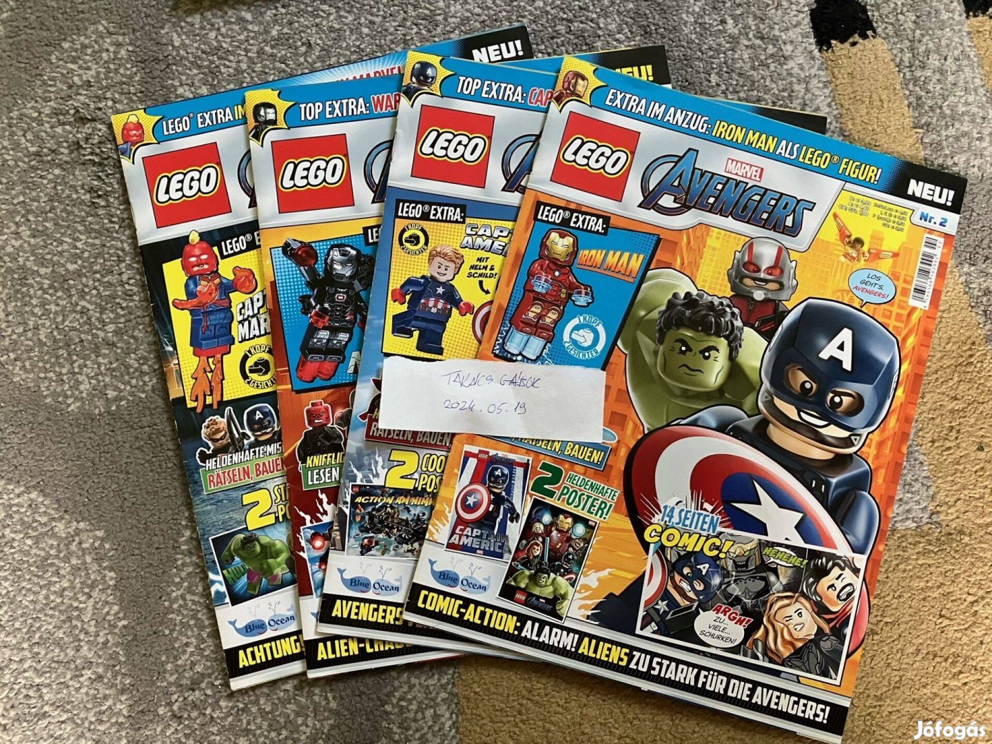 LEGO Batman, Star Wars, Jurassic World magazinok - német nyelvű